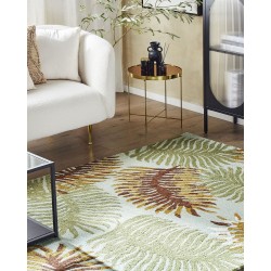 Dywan wełniany z motywem roślinnym 140 x 200 cm VIZE