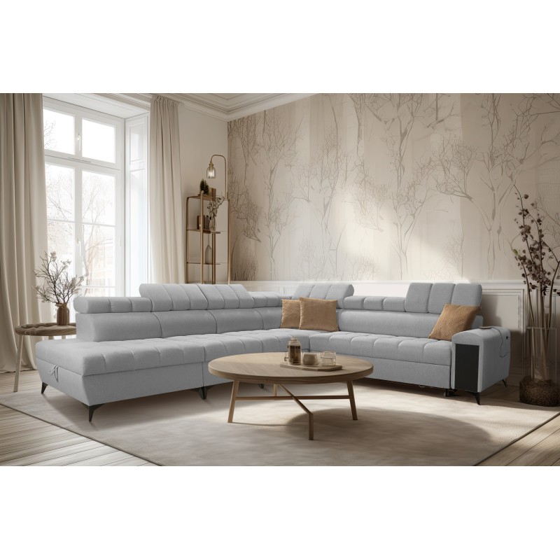 Ecksofa Venna XII mit Schlaffunktion und USB-Anschluss - Eleganz und Funktionalität in einem!