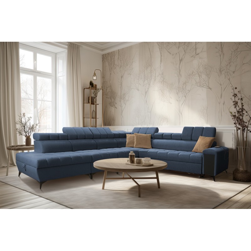 Ecksofa Venna XII mit Schlaffunktion und USB-Anschluss - Eleganz und Funktionalität in einem!