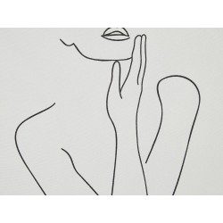 Zestaw 2 poduszek dekoracyjnych MEADOWFOAM Bawełna 45 x 45 cm Biały Wzór abstrakcyjny