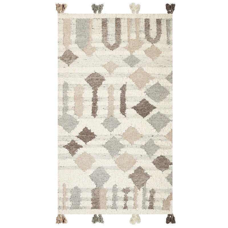 Dywan wełniany kilim 80 x 150 cm wielokolorowy KAGHTSRASHEN
