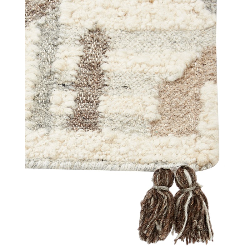 Dywan wełniany kilim 80 x 150 cm wielokolorowy KAGHTSRASHEN