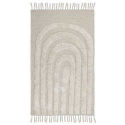 Dywan bawełniany 80 x 150 cm beżowy HAKKARI