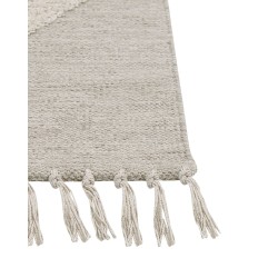 Dywan bawełniany 80 x 150 cm beżowy HAKKARI