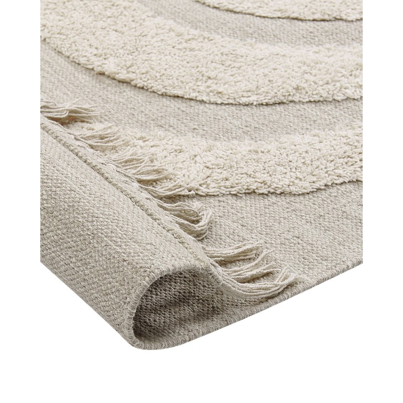 Dywan bawełniany 80 x 150 cm beżowy HAKKARI