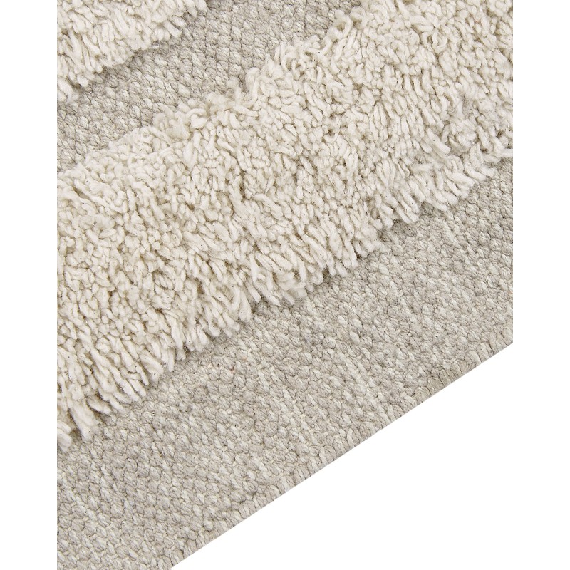 Dywan bawełniany 80 x 150 cm beżowy HAKKARI