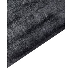 Dywan sztuczne futro królika 80 x 150 cm czarny MIRPUR