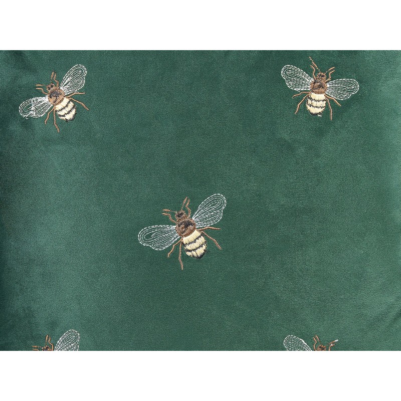 Zestaw 2 poduszek dekoracyjnych TALINUM Welur 45 x 45 cm Szmaragdowy Wzór zwierzęcy