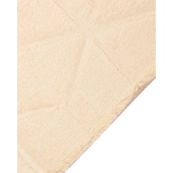 Dywan sztuczne futro królika 80 x 150 cm beżowy THATTA