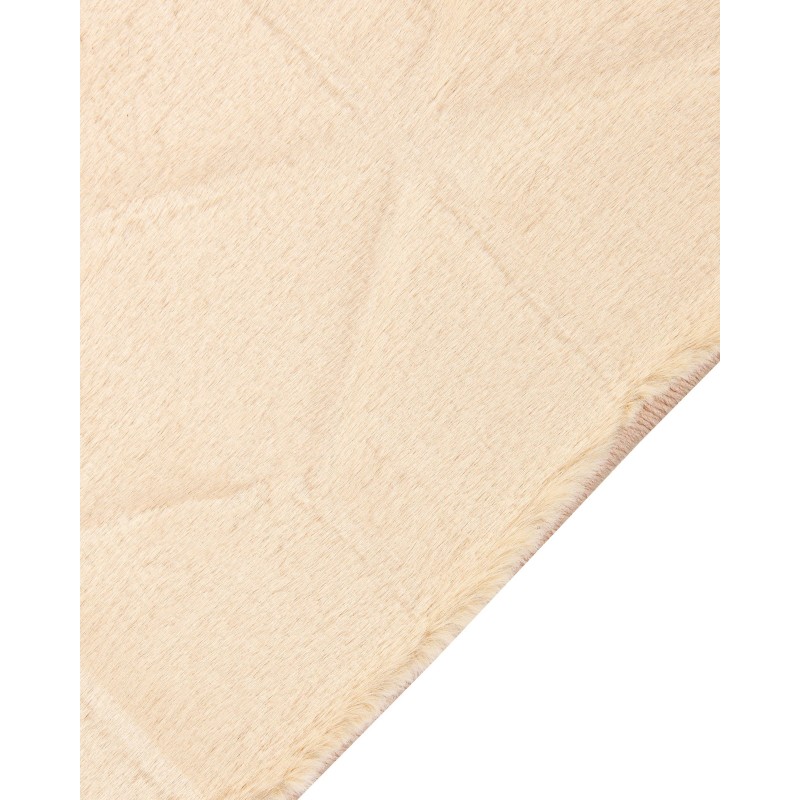 Dywan sztuczne futro królika 80 x 150 cm beżowy THATTA