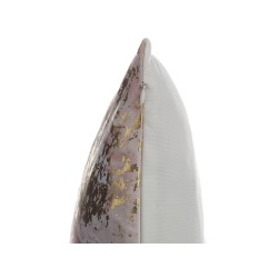 Zestaw 2 poduszek dekoracyjnych LANTANA 45 x 45 cm Różowy Efekt marmuru