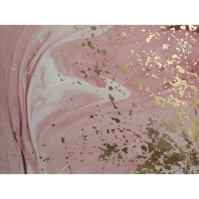 Zestaw 2 poduszek dekoracyjnych LANTANA 45 x 45 cm Różowy Efekt marmuru