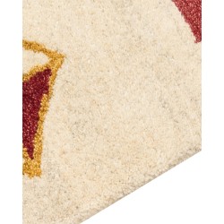 Dywan wełniany gabbeh 80 x 150 cm beżowy MISINLI