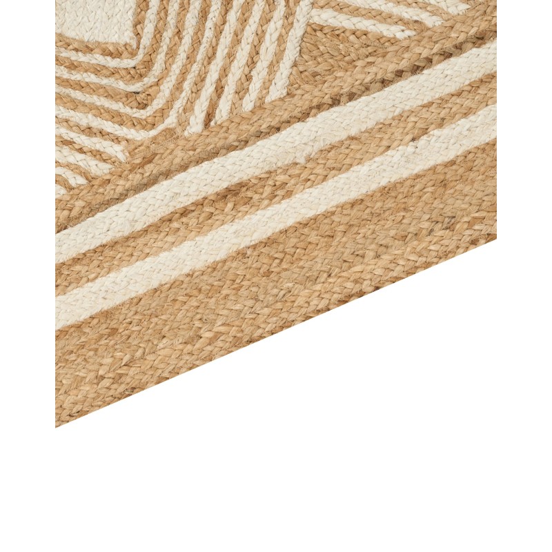 Dywan z juty 300 x 400 cm beżowy MENGEN