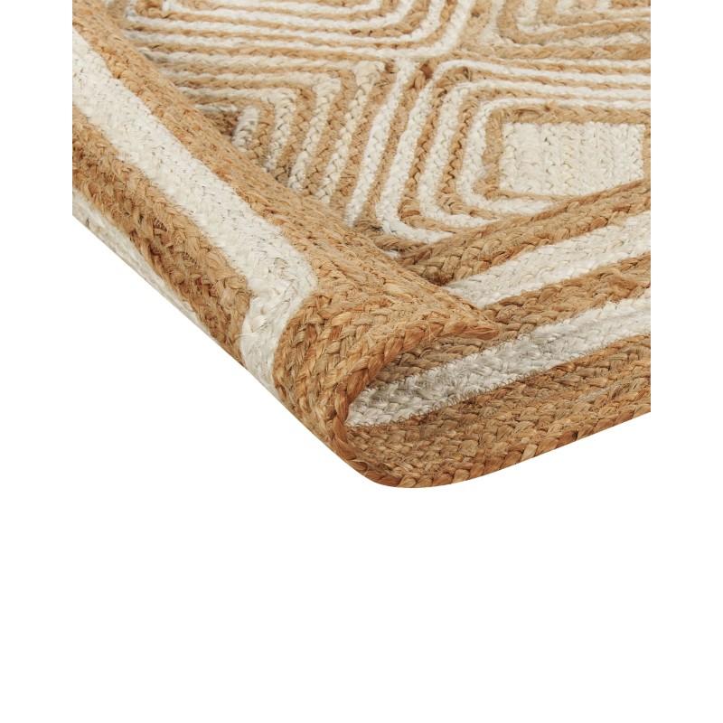 Dywan z juty 300 x 400 cm beżowy MENGEN