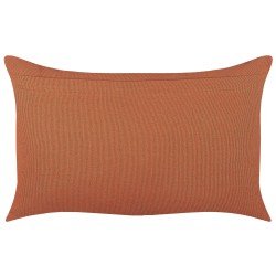Zestaw 2 poduszek dekoracyjnych ORLAYA Bawełna 55 x 35 cm Pomarańczowy Wzór geometryczny