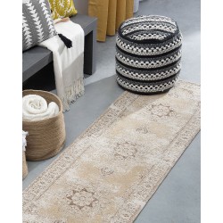 Dywan 60 x 180 cm beżowy ALMUS