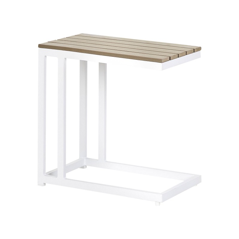 Stolik ogrodowy MESSINA 60 cm 35 cm Biały