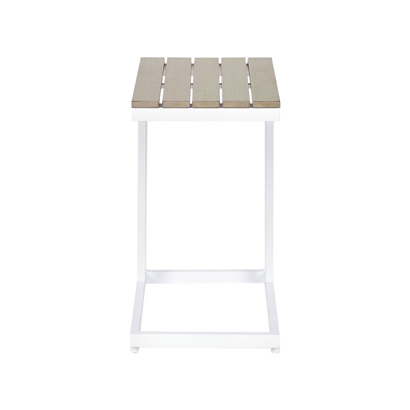 Stolik ogrodowy MESSINA 60 cm 35 cm Biały