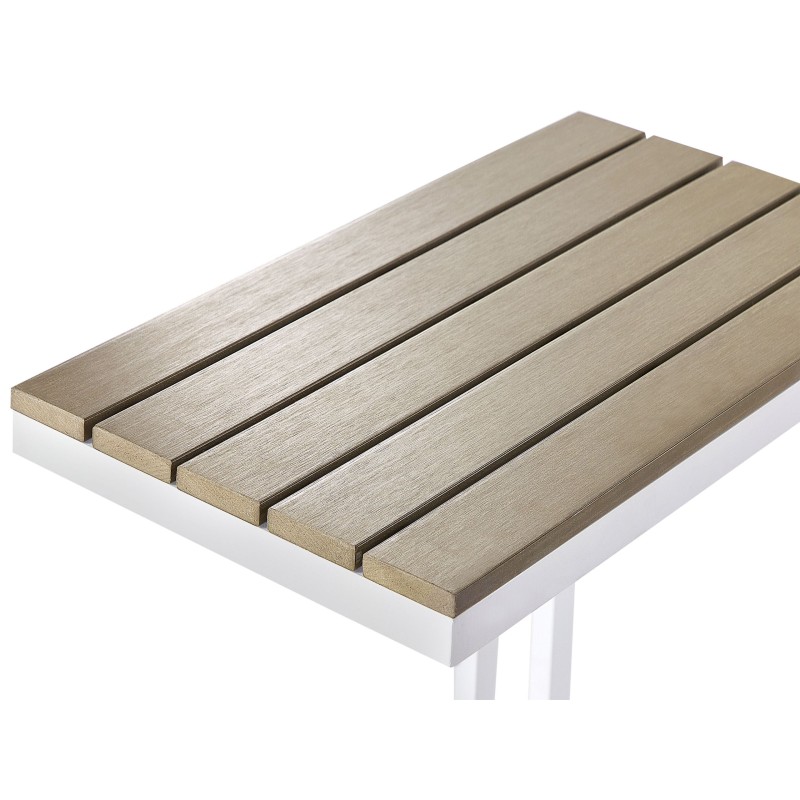 Stolik ogrodowy MESSINA 60 cm 35 cm Biały