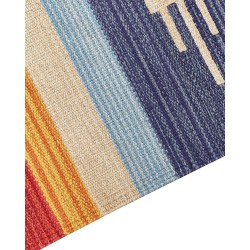 Dywan bawełniany kilim 140 x 200 cm wielokolorowy KAMARIS