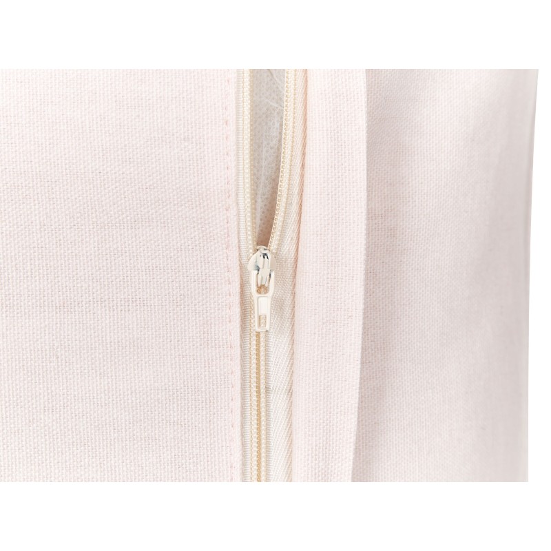 Zestaw 2 poduszek dekoracyjnych EXACUM Welur 45 x 45 cm Biały Wzór świąteczny