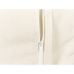 Zestaw 2 poduszek dekoracyjnych KELP Len 45 x 45 cm Beżowy Wzór zwierzęcy