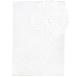 Dywan sztuczne futro królika 160 x 230 cm biały THATTA