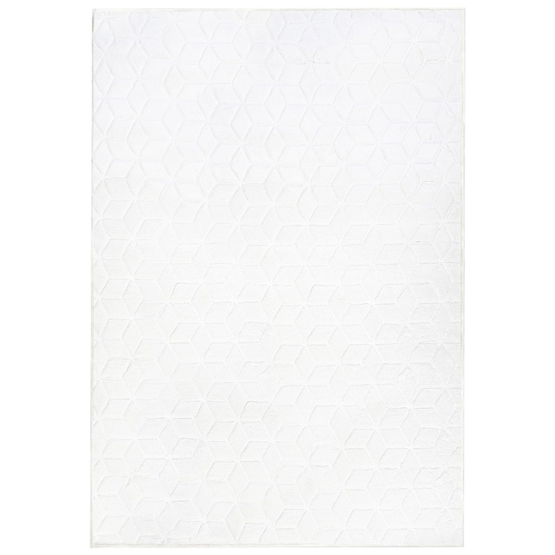 Dywan sztuczne futro królika 160 x 230 cm biały THATTA