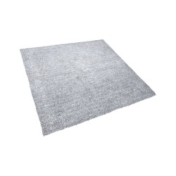 Dywan shaggy 200 x 200 cm szary melanż DEMRE