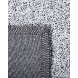 Dywan shaggy 200 x 200 cm szary melanż DEMRE