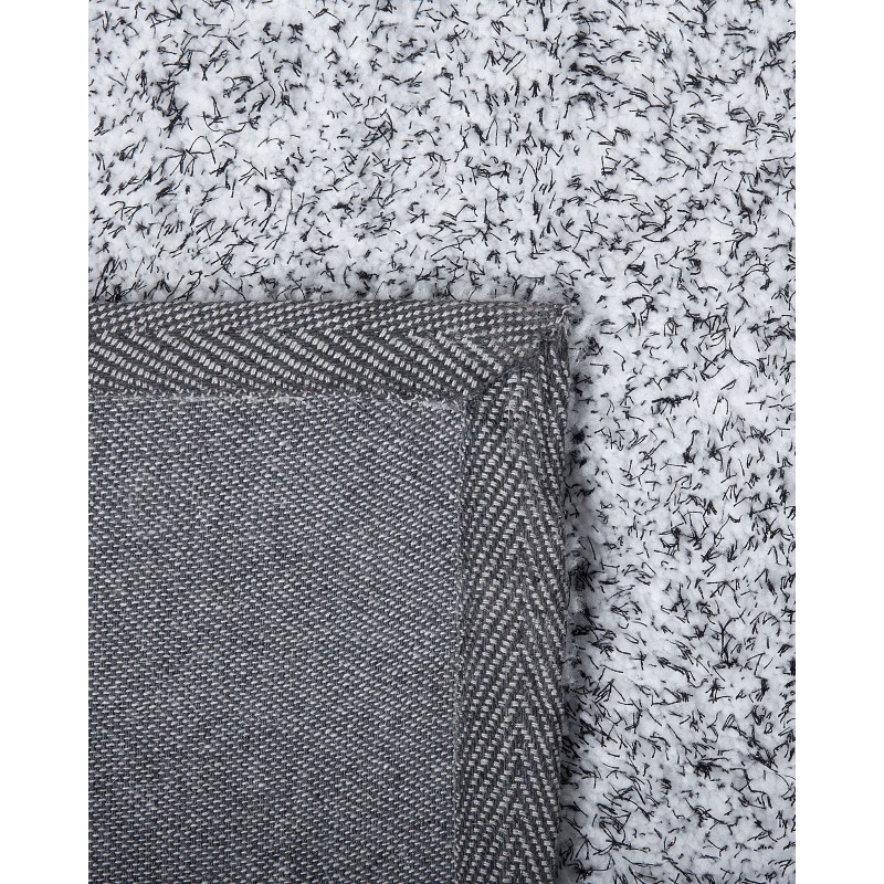 Dywan shaggy 200 x 200 cm szary melanż DEMRE