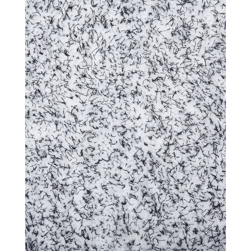 Dywan shaggy 200 x 200 cm szary melanż DEMRE