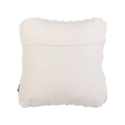 Zestaw 2 poduszek dekoracyjnych KIZKALESI Bawełna 45 x 45 cm Jasnobeżowy Wzór geometryczny