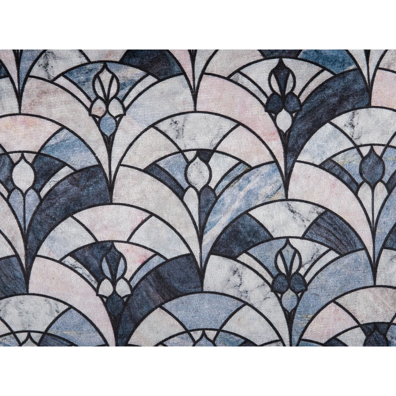 Zestaw 2 poduszek dekoracyjnych KOODAL 45 x 45 cm Kolorowy Wzór geometryczny