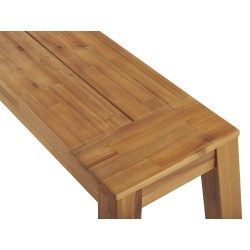 Ławka ogrodowa LIVORNO 169 cm Drewno akacjowe Brązowy