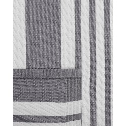 Dywan zewnętrzny 120 x 180 cm szary DELHI