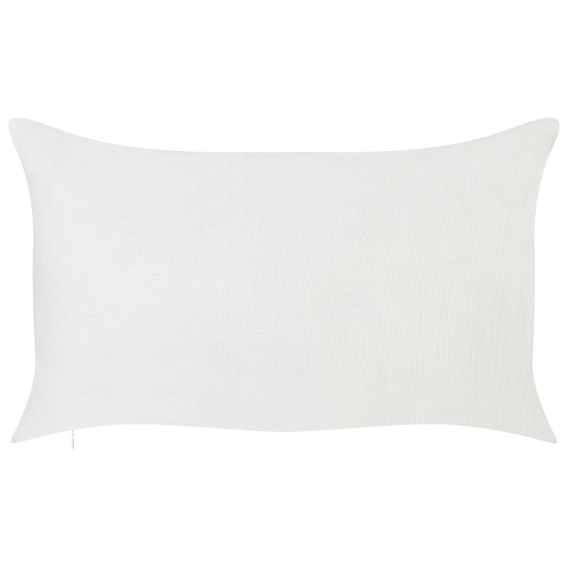 Zestaw 2 poduszek dekoracyjnych ZALEYA Bawełna 30 x 50 cm Biały Wzór kwiatowy