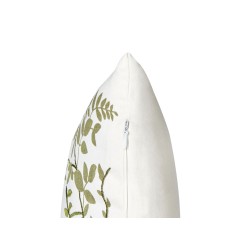 Zestaw 2 poduszek dekoracyjnych ZALEYA Bawełna 30 x 50 cm Biały Wzór kwiatowy