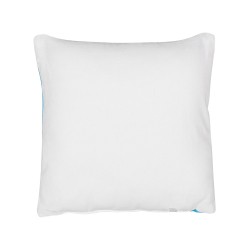 2 bawełniane poduszki dla dzieci miś 45 x 45 cm niebieskie WARANASI