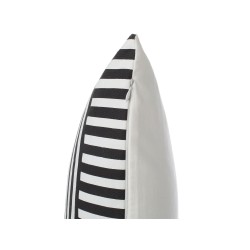 Zestaw 2 poduszek dekoracyjnych DALIA Bawełna 45 x 45 cm Czarny Wzór geometryczny