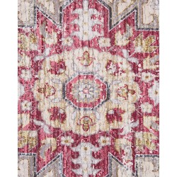 Dywan 150 x 230 cm czerwono-beżowy ARHAVI