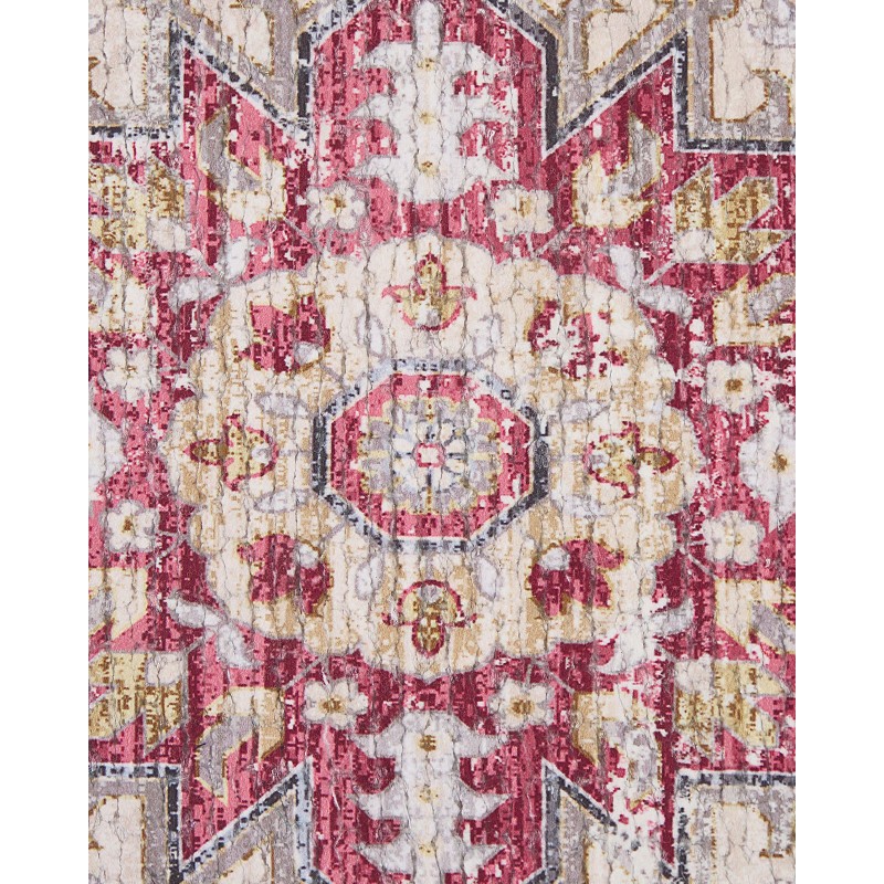 Dywan 150 x 230 cm czerwono-beżowy ARHAVI