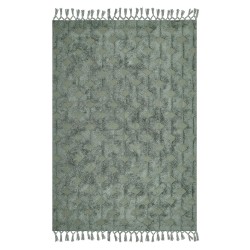 Dywan bawełniany 140 x 200 cm zielony KARS