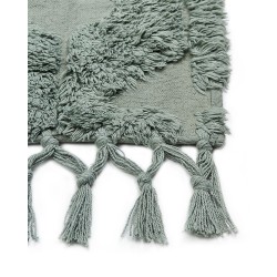 Dywan bawełniany 140 x 200 cm zielony KARS