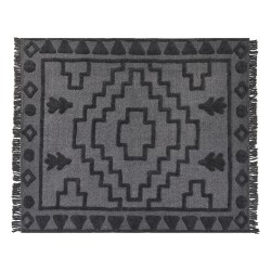 Koc CHACK Bawełna 220 x 240 cm Ciemnoszary