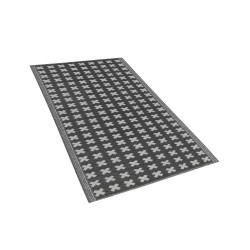 Dywan zewnętrzny 90 x 180 cm czarny ROHTAK