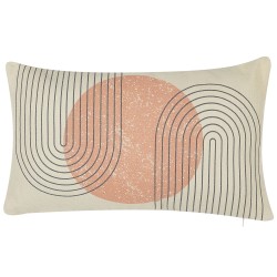Zestaw 2 poduszek dekoracyjnych GERBERA 30 x 50 cm Kolorowy Wzór abstrakcyjny