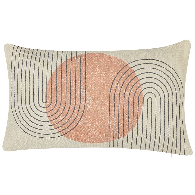 Zestaw 2 poduszek dekoracyjnych GERBERA 30 x 50 cm Kolorowy Wzór abstrakcyjny