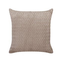 Zestaw 2 poduszek dekoracyjnych SURMI Sztuczne futro 45 x 45 cm Jasnobrązowy Jednolity